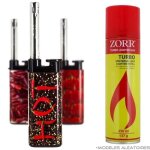 Pack de 3 allume gaz piment + recharge de gaz