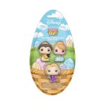 Pack 3 funko pocket pop disney easter princess ? belle raiponce cendrillon (8 cm)