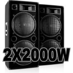 Pack 4000w avec 2 enceintes 2000w ibiza star215 . . . . . . . 100% canon !