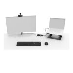 Pack 5 en 1 sans fil - port design - clavier et souris bluetooth - webcam - station daccueil