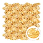 Pices dor pirates lot de 576 pices de monnaie jeux jouet plastique trsor dor