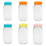 Bocal  vis colors de 2 l (lot de 6) - le parfait