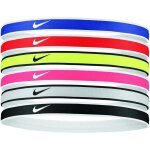 lastiques  cheveux - nike - swoosh - multicolore - taille unique - lot de 6