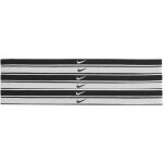 Pack de 6 lastiques  cheveux nike swoosh tipped - noir / blanc - multisport - adulte - homme
