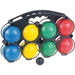 Pack de 8 boules de ptanque colores en plastique - pearl - idal pour jouer en famille
