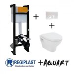 Pack bti - support evo + cuvette pop2 + plaque blanche