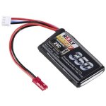 Reely pack de batterie (lipo) 7. 4 v 350 mah nombre de cellules: 2 25 c softcase bec