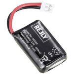 Pack de batterie (lipo) - reely - 3. 7 v 220 mah - nombre de cellules: 1 cosse plate mle