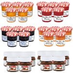 Pack bonne maman / nutella : 20 confitures bonne maman 30 gr (fraise cerise abricotpche) et de 10 pots ...