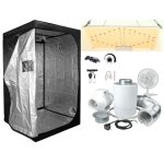Pack chambre de culture indoor 40x40x120cm led 1500w full spectrum