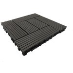 Pack dalle de terrasse 1m² bois composite classic (11 pièces 30 x 30 cm ) - l: 30 cm - l: 30 cm - gris ... Pack dalle de terrasse 1m² bois composite classic (11 pièces 30 x 30 cm ) - l: 30 cm - l: 30 cm - gris ...