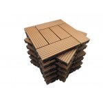 Pack dalle de terrasse 1m� bois composite classic (11 pi�ces 30 x 30 cm ) - l: 30 cm - l: 30 cm - e: ...