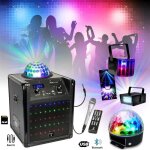 Pack enceinte karaoke sans fil usb / bluetooth boost - kubeled - bk - 3 jeux de lumière astro - stroboscope ... Pack enceinte karaoke sans fil usb / bluetooth boost - kubeled - bk - 3 jeux de lumière astro - stroboscope ...