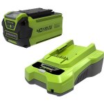 Starter kit 40v greenworks batterie 2. 0ah + chargeur 2. 0ah - gsk40b2