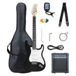 Pack guitare électrique noir - mcgrey rockit - guitare électrique kit complet amplificateur de 10 w housse ... Pack guitare électrique noir - mcgrey rockit - guitare électrique kit complet amplificateur de 10 w housse ...