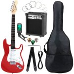 Pack guitare électrique rouge - mcgrey rockit - guitare électrique kit complet amplificateur de 10 w ... Pack guitare électrique rouge - mcgrey rockit - guitare électrique kit complet amplificateur de 10 w ...
