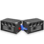 Pack 2 systmes de haut - parleurs tweeter 5 voies soundlab - 400 w + cl usb 32g