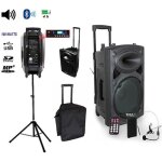 Pack ibiza sono portable port12vhf - bt + pied enceinte