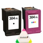 Pack pour imprimante hp deskjet 2600 2620 2621 2622 2623 2630 2632 2633 2634 + un surligneur plein d?encre ...