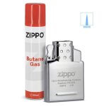 Pack insert simple flamme temp�te et 2 x gaz butane pour briquet zippo