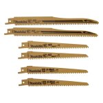 Lames de scie sabre - makita - b - 44432 - 203 mm - 6 pcs - acier