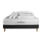Pack literie balmoral - royal palace bedding - 140x200 - mousse hr - ferme - oreillers m�moire de forme ...