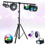 Pack lumi�re ibiza light portique - 7 jeux lumi�re dj mobile animation sono projecteur par strobe effet ...
