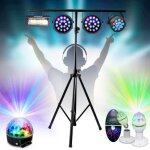 Pack lumi�re pied support 6 jeux de lumi�re astro - strobo - projecteur par - boule astro - par astro ...