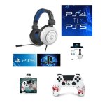 Pack de manette et casque - zombie - ps4 - manette bluetooth blanche - casque avec télécommande - jack ... Pack de manette et casque - zombie - ps4 - manette bluetooth blanche - casque avec télécommande - jack ...