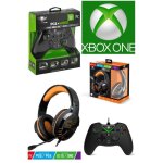 Pack de gaming - spirit of gamer - manette xbox one - s - x - pc - casque gamer pro h3 - orange - multiplatefo ...