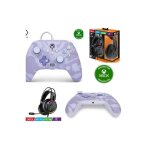 Pack manette xbox one - s - x - pc tourbillon lavande edition officielle + casque gamer pro h7 spirit ...