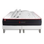 Pack matelas boost 180x200 + double sommiers 90x200 + couette + 2 oreillers Pack matelas boost 180x200 + double sommiers 90x200 + couette + 2 oreillers