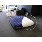 Pack matelas gonflable classic downy 2 places intex + drap housse