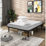 Pack matelas + sommier - iztoss - 140x190cm - ressorts ensach�s - mousse hr - equilibr�