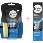 Crme dpilatoire sous la douche - veet - peaux sensibles - homme