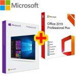 Pack microsoft windows 10 pro - microsoft - office 2019 pro plus - version complte - retail - support ...