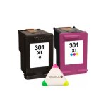 Pack n 301 xl 301xl cartouche d?encre pour imprimante hp envy 5530 5531 5532 5534 5535 5536 5539 + un ...