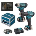 Pack perceuse / visseuse makita clx228sax2 li - ion 108v (3x2ah)