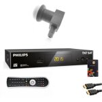 Récepteur tv satellite hd - philips - dsr3231t - compatible mpeg - 4 - hdmi - noir Récepteur tv satellite hd - philips - dsr3231t - compatible mpeg - 4 - hdmi - noir