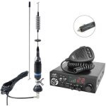 Pack pni radio cb escort hp 8024 12v - 24v asq + antenne cb s75 avec c�ble et accessoire pour fixation ...