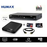 Pack r�cepteur satellite tntsat humax tn 7000 hd pvr avec disque dur externe 1to