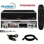Dcodeur tnt satellite - thomson - ths805 hd - carte fransat - cble 12v - cble hdmi offert