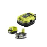 Pack ryobi gonfleur compresseur 18v r18mi - 0 - 1 batterie 5. 0ah - 1 chargeur rapide rc18120 - 150