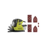 Pack ryobi ponceuse multifonctions rms180 - sa30 - 180w - 60 abrasifs auto - agrippants