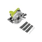 Pack ryobi scie circulaire - rcs1400 - g - 1400w - 66mm - guide de coupe - rak03sr