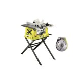 Pack ryobi scie sur table �lectrique 1800w 254mm pi�tement r�tractable rts1800s - lame carbure pour scies ...