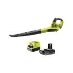 Pack ryobi souffleur obl1820s - 18v one + - 1 batterie 2. 0ah - 1 chargeur rapide