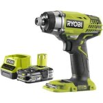 Pack ryobi visseuse � choc 18v one + r18id3 - 0 - 1 batterie 2. 5ah - 1 chargeur rapide rc18120 - 125 ...