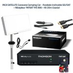 Pack satellite - selfsat - camp 38 - récepteur ths 806 - kit coaxial 20m - idéal caravane / camping car ... Pack satellite - selfsat - camp 38 - récepteur ths 806 - kit coaxial 20m - idéal caravane / camping car ...