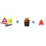 Pack s�curit� - htc equipement - jeunes conducteurs - 1 gilet de s�curit� + 1 triangle 1 transmetteur ...